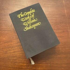 The Complete Works of William Shakespeare Vintage Hardcover Book Abbey Library